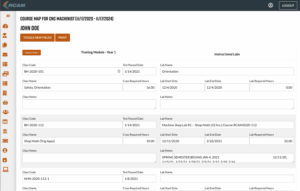 RCAM Apprenticeship Tracker sample 3